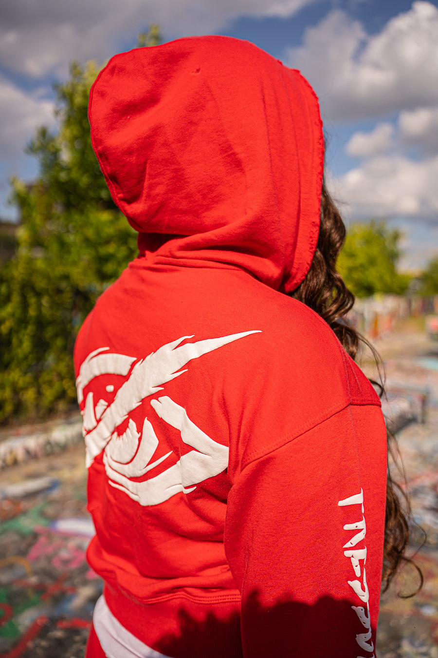 Crimson Pressure Zip Hoodie