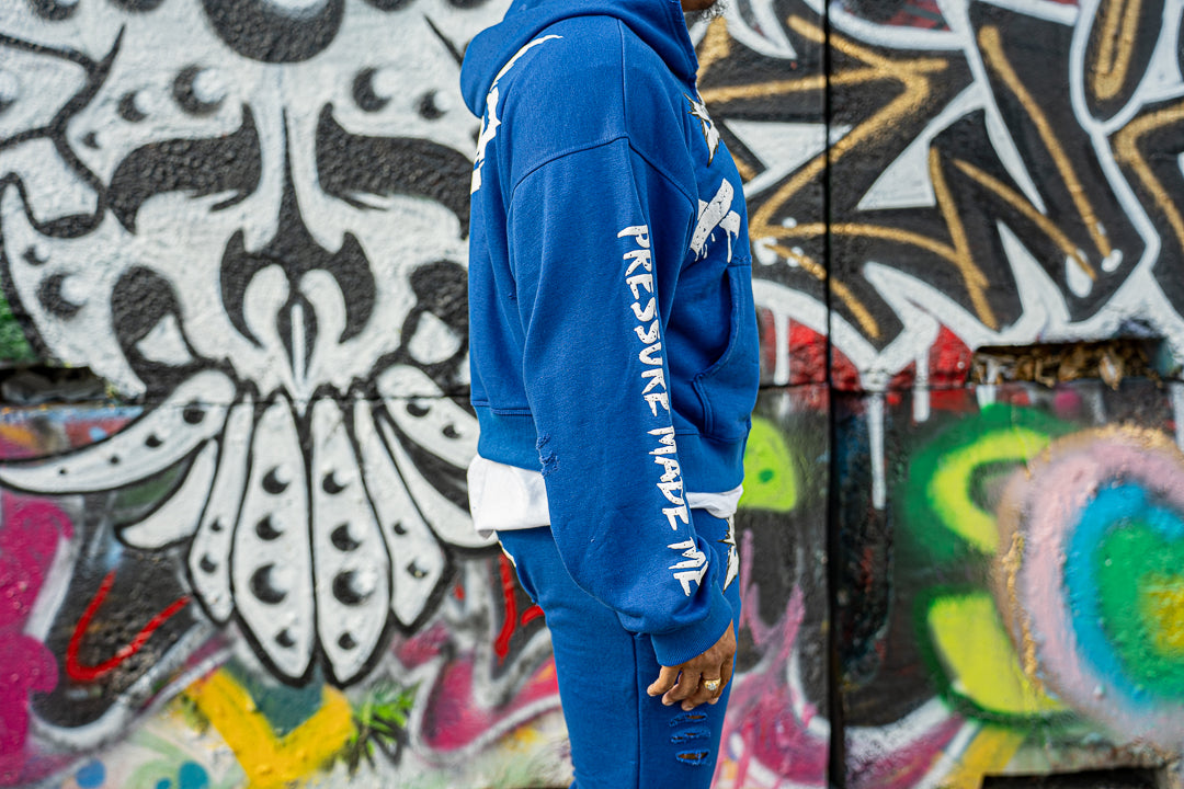 Royal Pressure Zip Hoodie