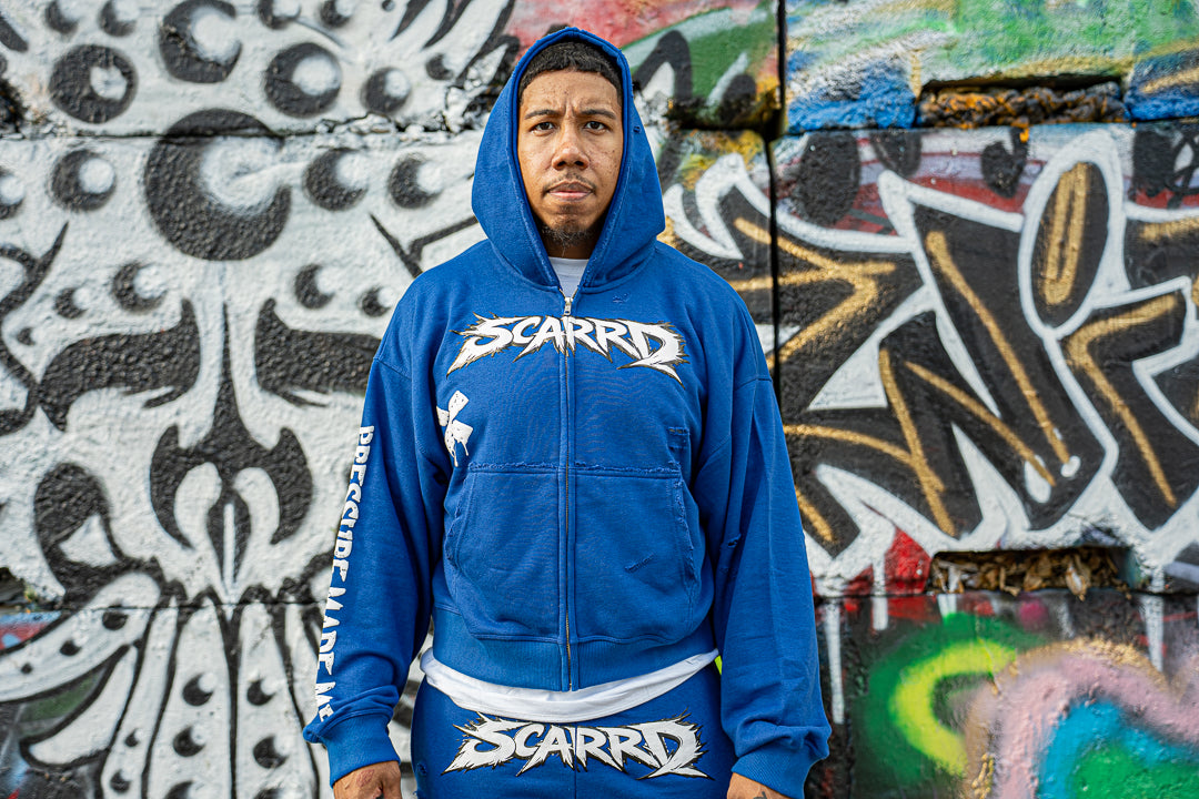 Royal Pressure Zip Hoodie