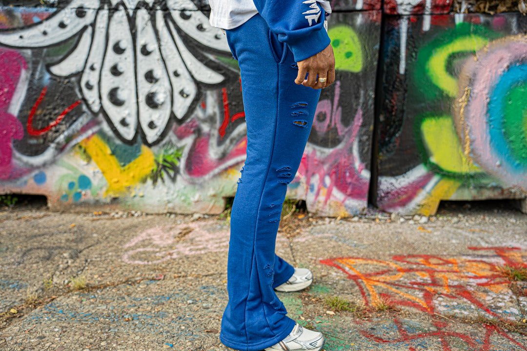 Royal Pressure Flared Sweatpants