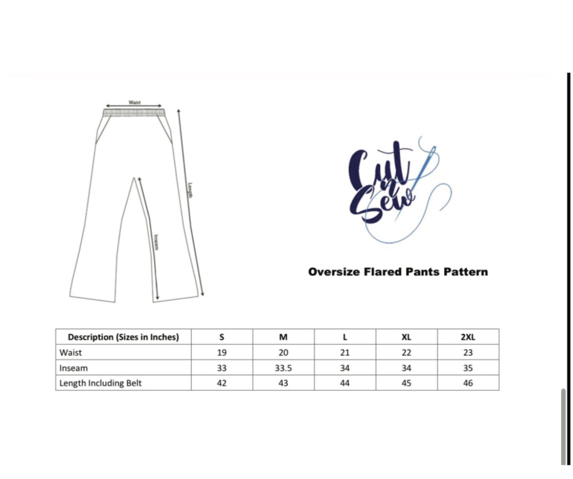 Royal Pressure Flared Sweatpants