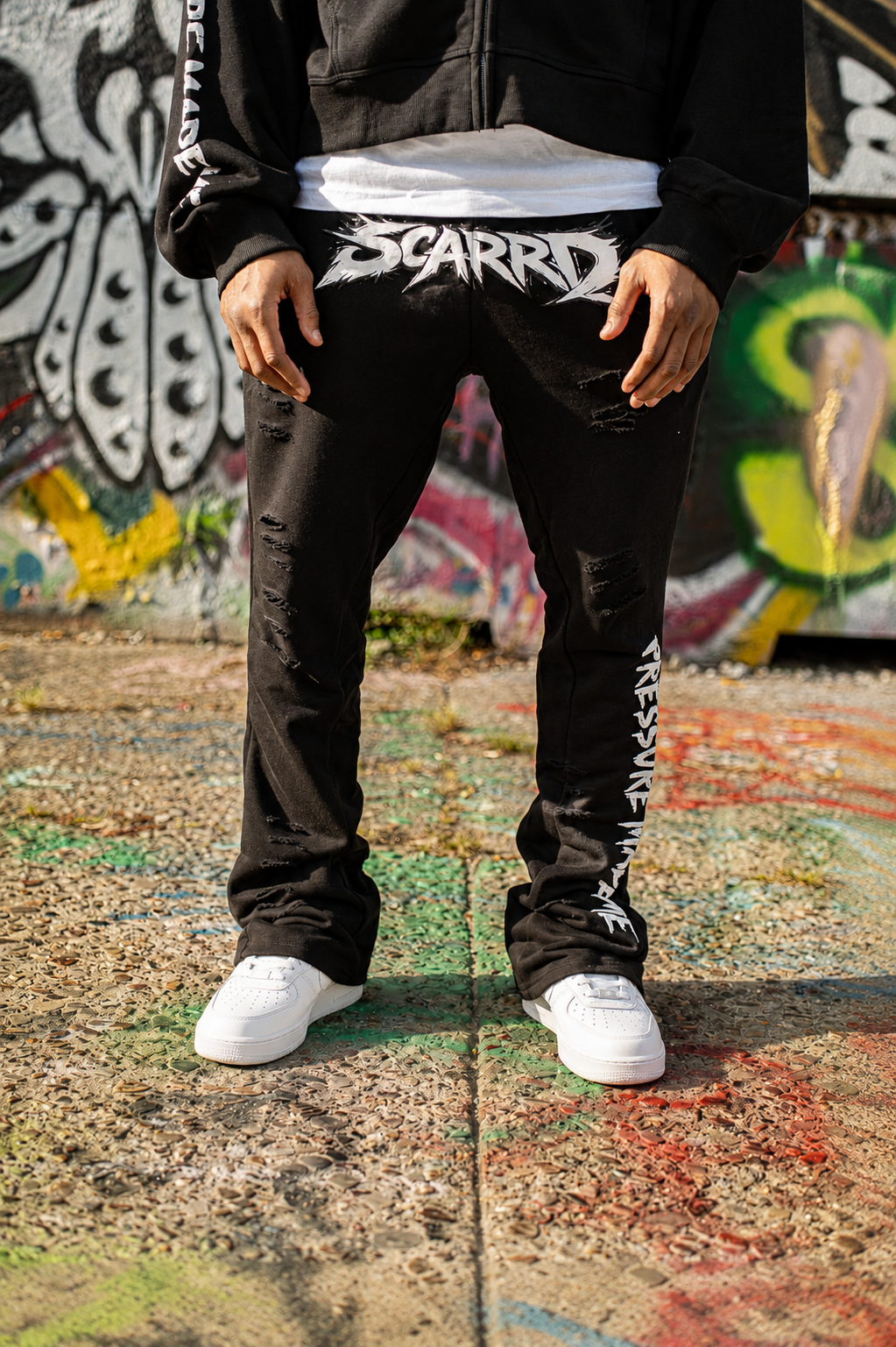 Onyx Pressure Flared Sweatpants